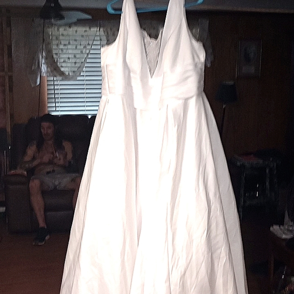 Wedding Dress looks like a Ball Gown
